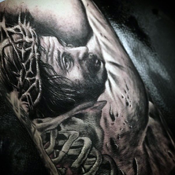 tatuaje cristiano para hombre 76