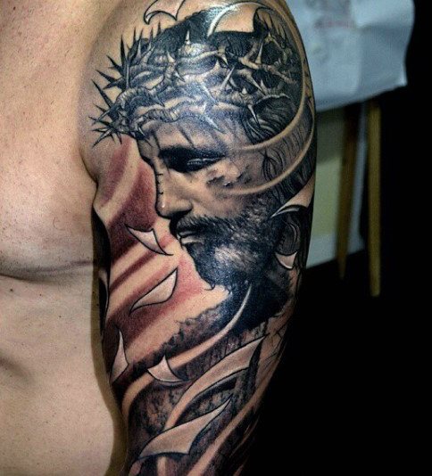 tatuaje cristiano para hombre 89