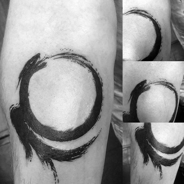 tatuaje dragon simple para hombre 07