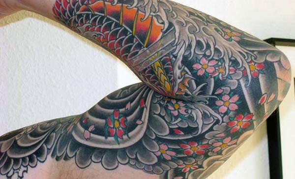 tatuaje flor para hombre 07