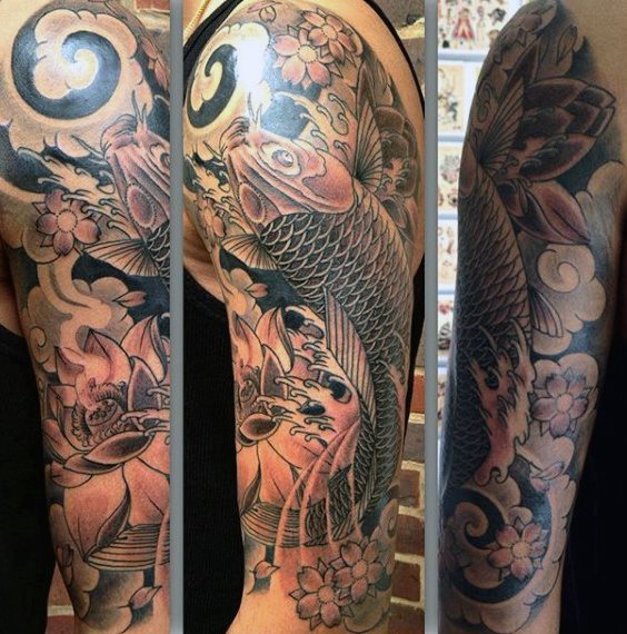 tatuaje flor para hombre 26