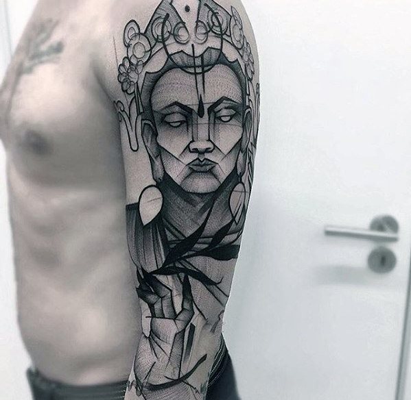tatuaje increible brazo para hombre 04