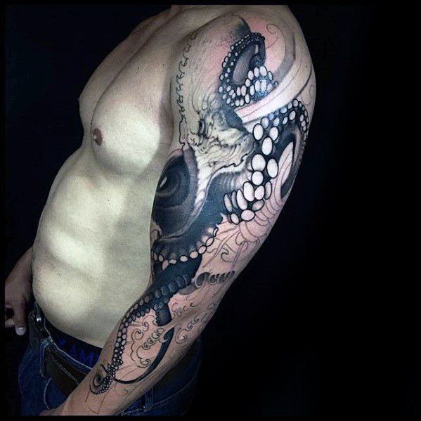 tatuaje increible brazo para hombre 23