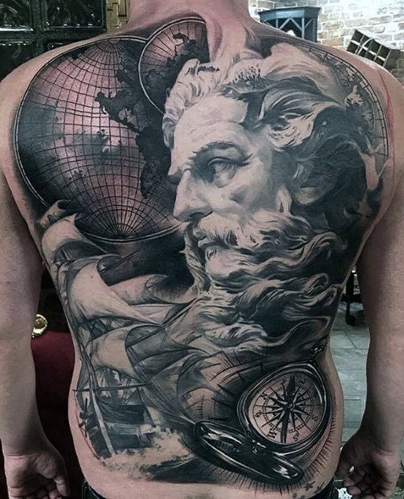 tatuaje increible espalda para hombre 08