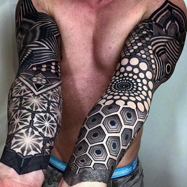 tatuaje increible manga para hombre 05