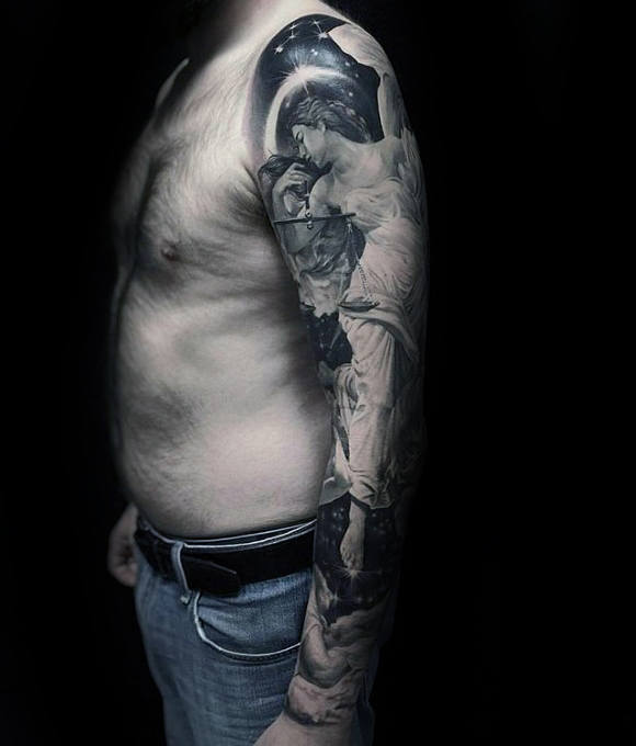 tatuaje increible manga para hombre 13