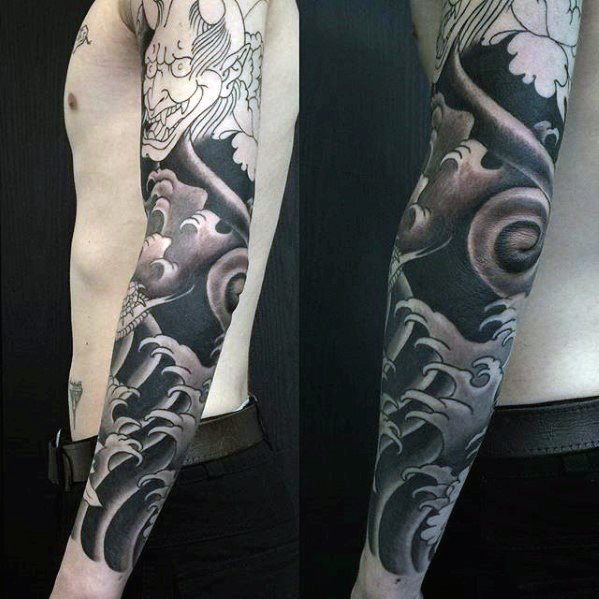 tatuaje increible manga para hombre 18