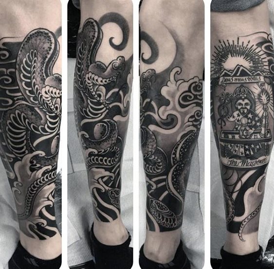 tatuaje increible manga para hombre 25