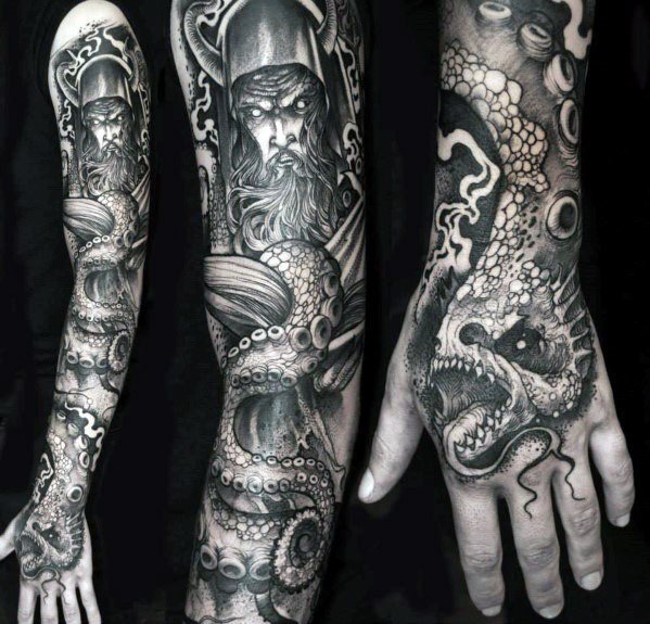 tatuaje increible manga para hombre 27