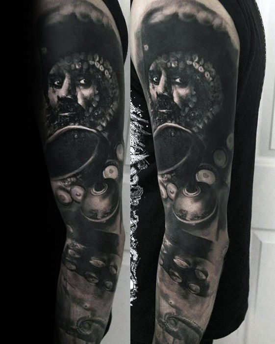 tatuaje increible manga para hombre 34