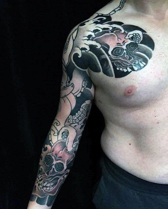 tatuaje increible manga para hombre 39