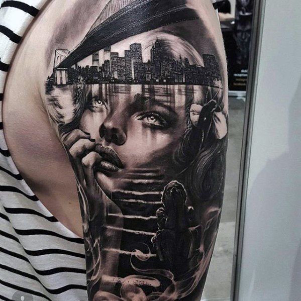 tatuaje increible manga para hombre 46