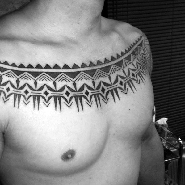tatuaje increible tribal para hombre 32