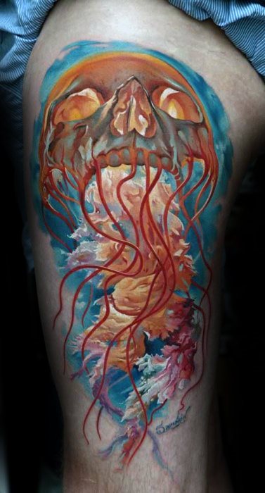 tatuaje inusual para hombre 34