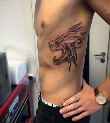 tatuaje leon para hombre 06