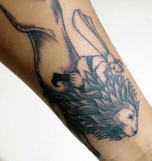 tatuaje leon para hombre 13