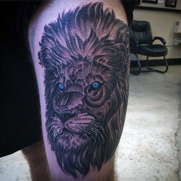 tatuaje leon para hombre 21
