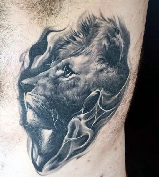 tatuaje leon para hombre 28