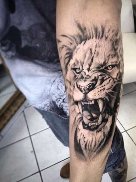 tatuaje leon para hombre 39