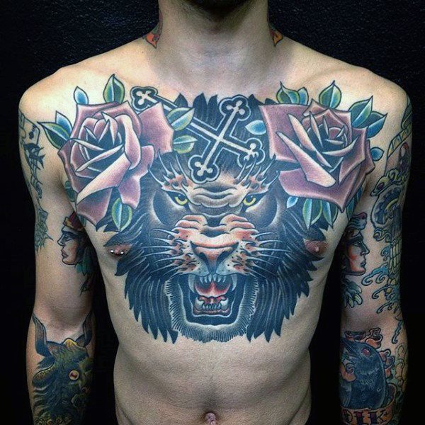 tatuaje leon para hombre 41