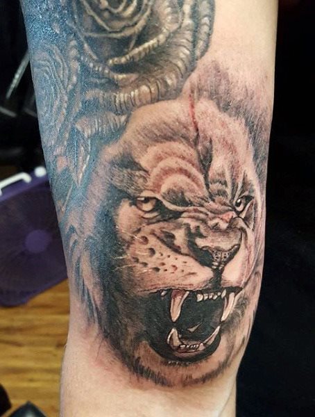 tatuaje leon para hombre 59