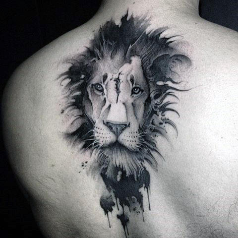 tatuaje leon para hombre 60
