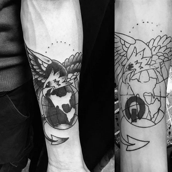 tatuaje marine ejercito para hombre 11