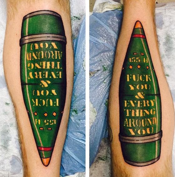 tatuaje marine ejercito para hombre 20