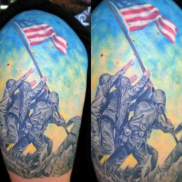 tatuaje marine ejercito para hombre 28