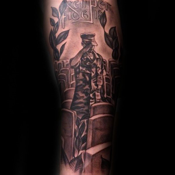 tatuaje marine ejercito para hombre 31