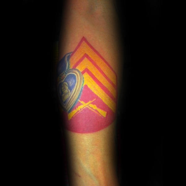tatuaje marine ejercito para hombre 38