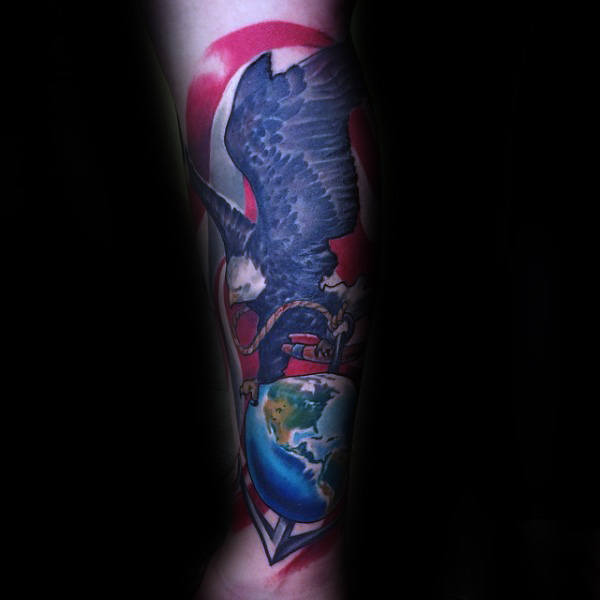tatuaje marine ejercito para hombre 42