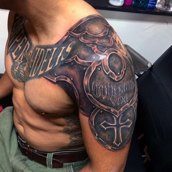 tatuaje marine ejercito para hombre 46