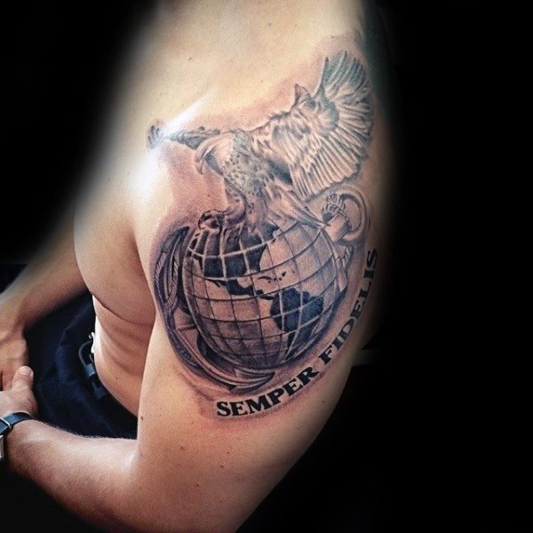 tatuaje marine ejercito para hombre 59