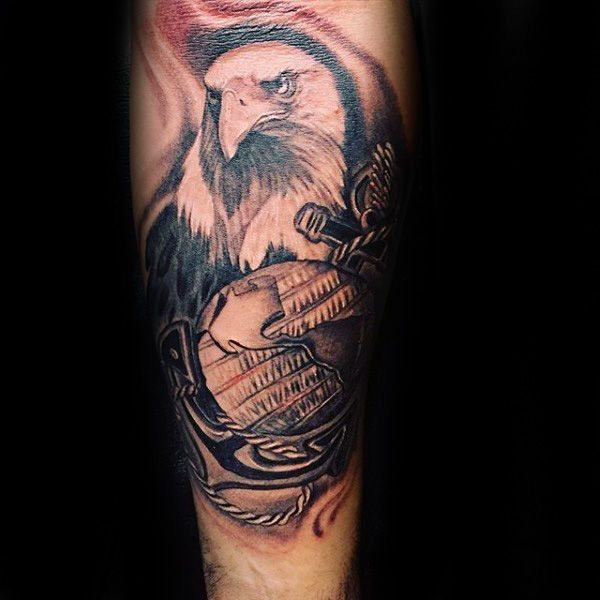 tatuaje marine ejercito para hombre 67