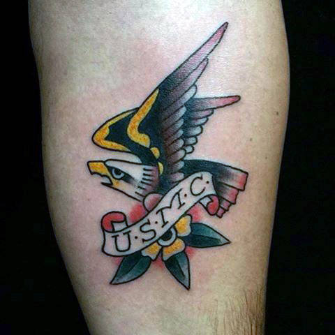 tatuaje marine ejercito para hombre 73