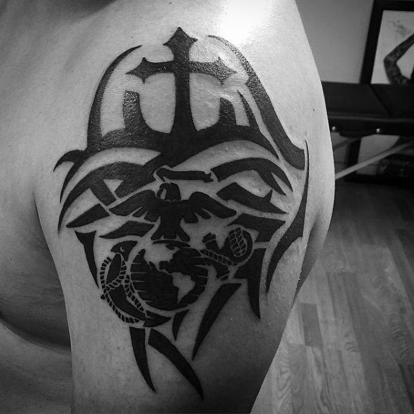 tatuaje marine ejercito para hombre 75
