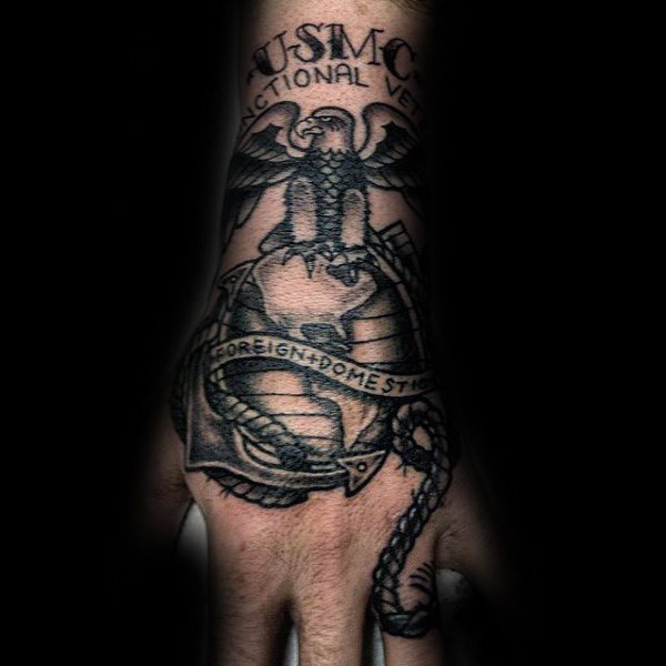tatuaje marine ejercito para hombre 77