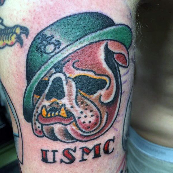 tatuaje marine ejercito para hombre 83