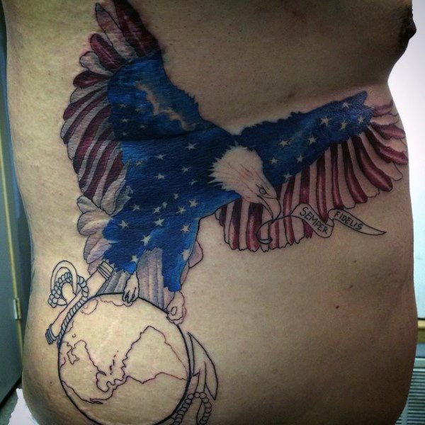 tatuaje marine ejercito para hombre 87