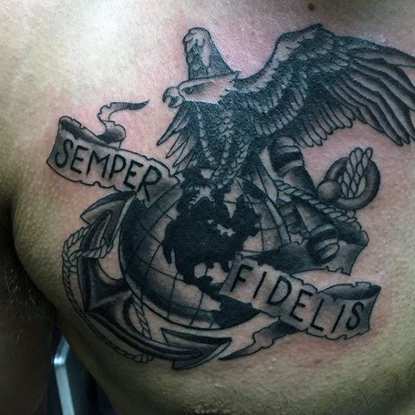 tatuaje marine ejercito para hombre 89
