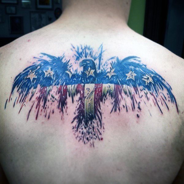 tatuaje patriotico ejercito para hombre 13