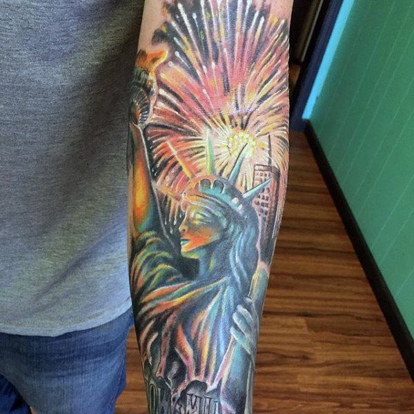 tatuaje patriotico ejercito para hombre 19