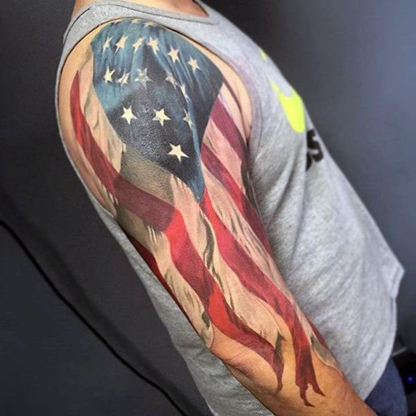 tatuaje patriotico ejercito para hombre 25
