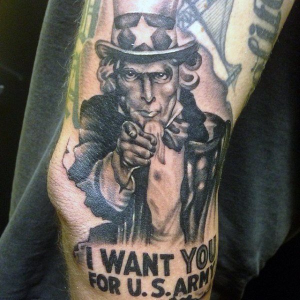 tatuaje patriotico ejercito para hombre 29