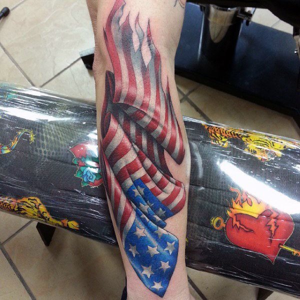 tatuaje patriotico ejercito para hombre 32
