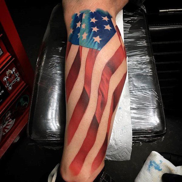 tatuaje patriotico ejercito para hombre 42