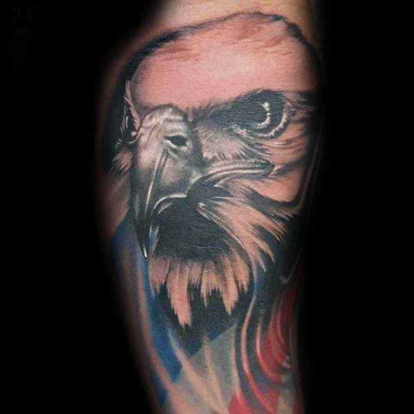 tatuaje patriotico ejercito para hombre 48