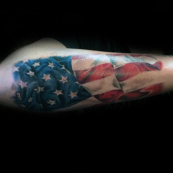 tatuaje patriotico ejercito para hombre 53