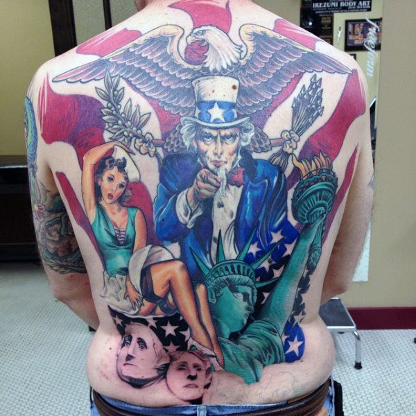 tatuaje patriotico ejercito para hombre 59